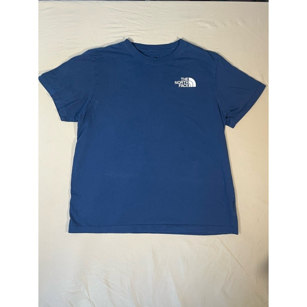 The North Face Mens Circular Design Graphic T-Shirt Blue XL XL/TG Outdoors